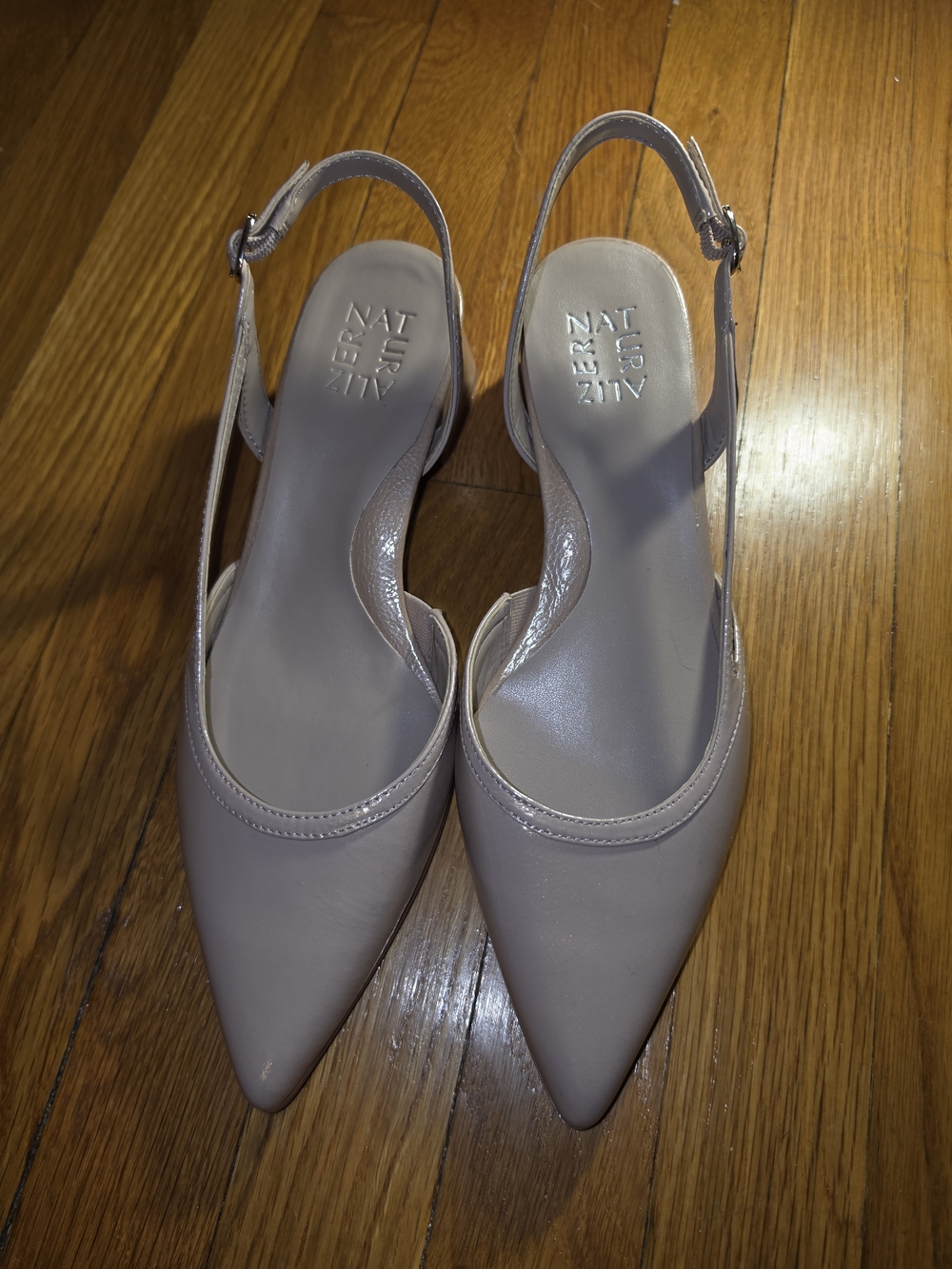 New Naturalizer Mila Mauve Slingback Pumps 8W - Picture 3 of 5